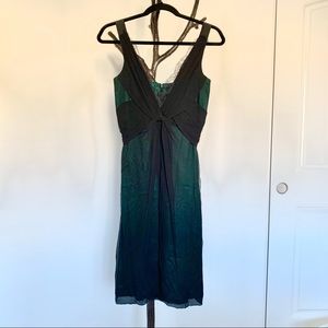 Chiffon Silk Mini Cocktail Dress